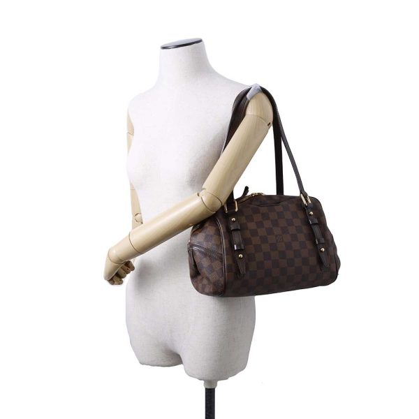 9537682 04 Louis Vuitton Shoulder Bag Damier Ebene Rivington PM