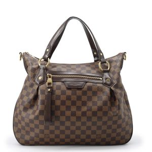 9537705 01 Fendi Handbag One Shoulder FF Corduroy Leather Beige Brown