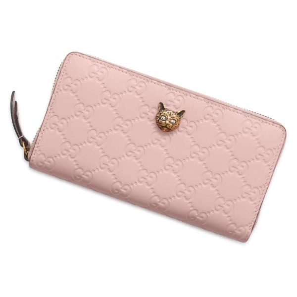 9538078 01 Gucci long wallet Guccisima cat motif cat Wallet