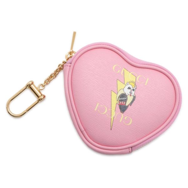 9538085 01 Gucci Coin Case Heart Shape Bananya Collaboration Wallet