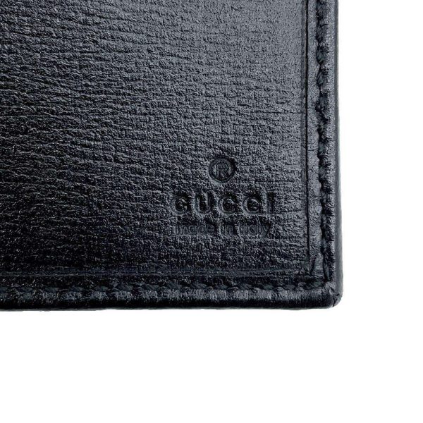 9538139 06 Gucci Wallet GG Supreme Money Clip Type Wallet Black