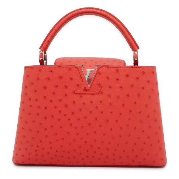 9538443 01 Louis Vuitton Handbag Ostrich Capucines MM 2way Shoulder Bag