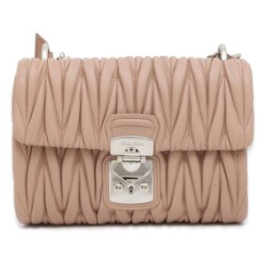 9538597 01 CHANEL Chain Wallet Pink Calf Handbag