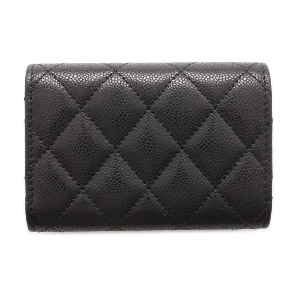 9541429 03 CHANEL Matelasse Cocomark Small Flap Wallet Black