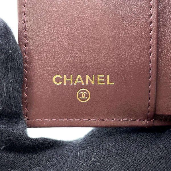 9541429 07 CHANEL Matelasse Cocomark Small Flap Wallet Black