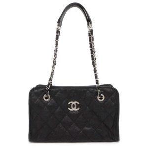 9544741 01 Prada Canapa Denim Bijou Tote Handbag Black