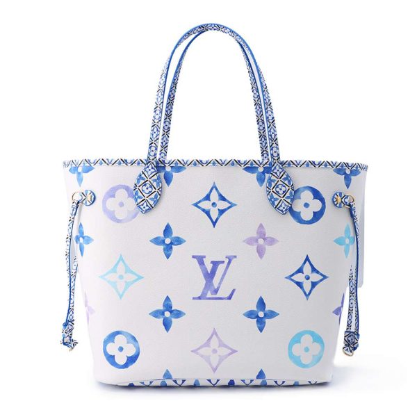 9548831 01 Louis Vuitton Tote Bag Visor Pool Neverfull MM Blue