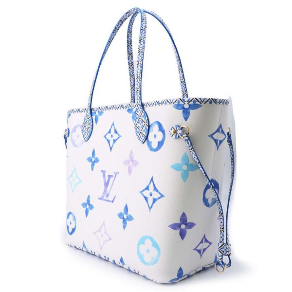 9548831 02 Louis Vuitton Tote Bag Visor Pool Neverfull MM Blue