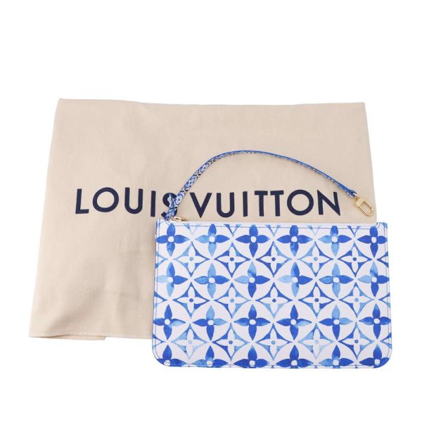 9548831 07 Louis Vuitton Tote Bag Visor Pool Neverfull MM Blue