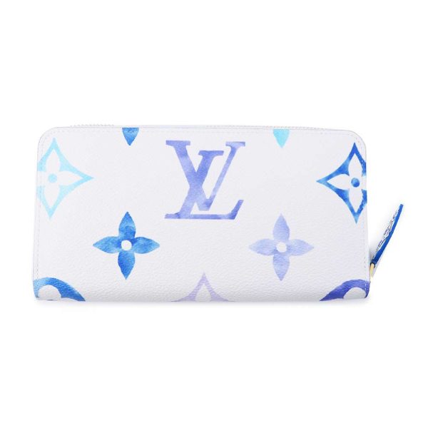 9548848 03 Louis Vuitton Long Wallet Visor Pool Zippy Wallet M82384 Blue