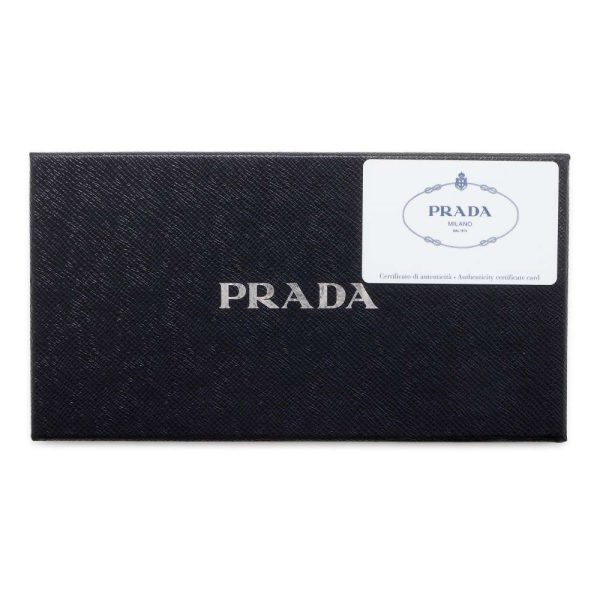 9551060 10 Prada long wallet DAINO 1ML506 black