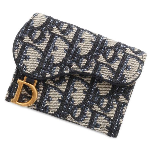 9552784 01 Christian Dior Saddle Oblique TrifWallet