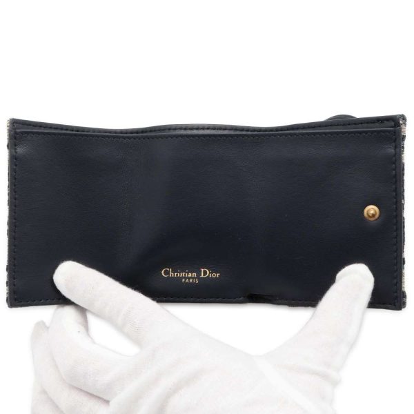 9552784 04 Christian Dior Saddle Oblique Wallet TrifWallet