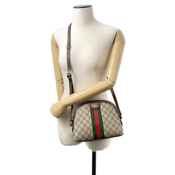 9552975 04 Gucci GG Supreme Ophidia Web Crossbody Shoulder Bag