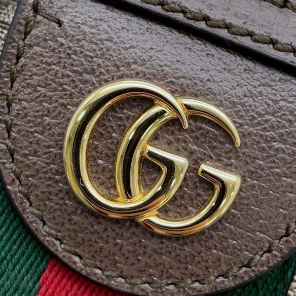 9552975 09 Gucci GG Supreme Ophidia Web Crossbody Shoulder Bag