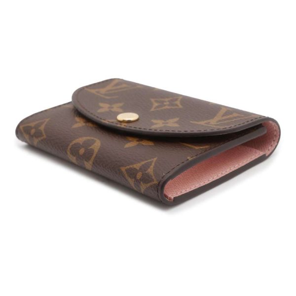 9554641 02 Louis Vuitton Portomone Rosali Coin Case Monogram Brown