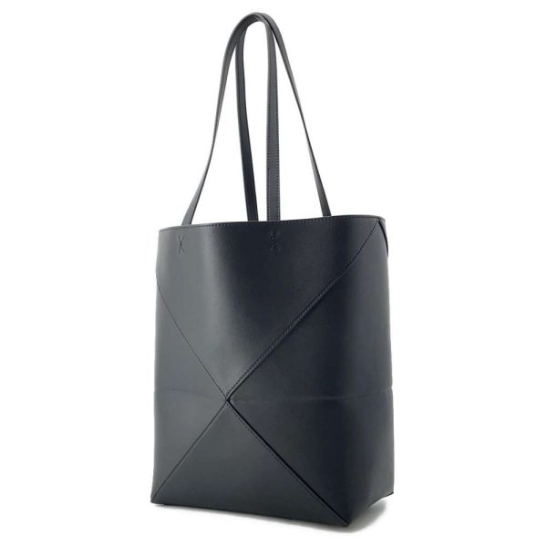 9556157 02 LOEWE Puzzle FMedium Tote Bag Black