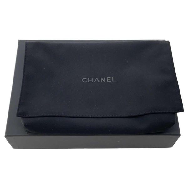 9557413 09 CHANEL Chain Bag Matelasse Coco Mark Caviar Skin Black