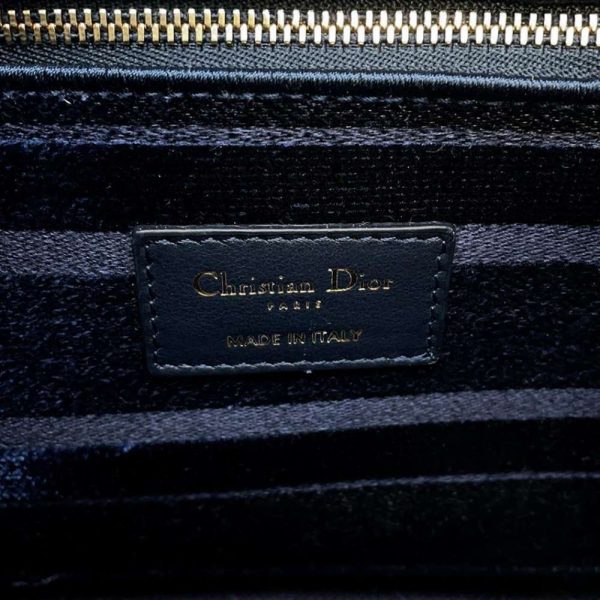 9557628 10 Christian Dior Dior D Lite Medium Velor Handbag