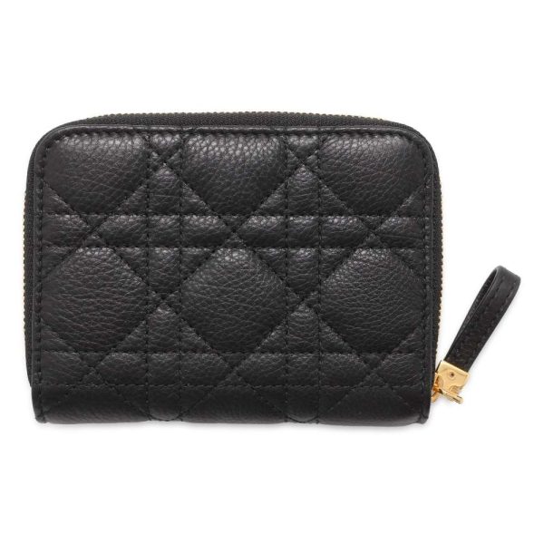 9557994 03 Christian Dior Caro Cannage Wallet Black