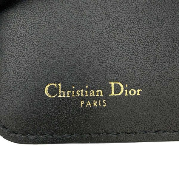 9557994 11 Christian Dior Caro Cannage Wallet Black