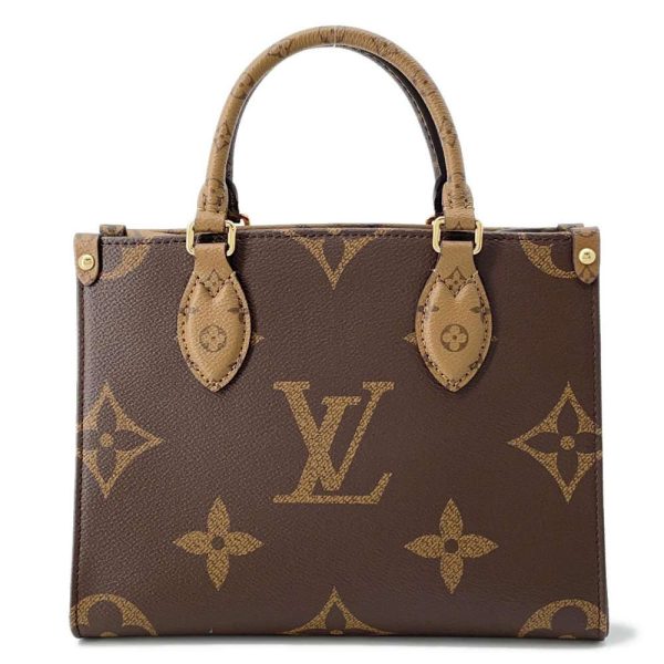 9559400 01 Louis Vuitton Monogram Reverse On the Go PM 2way Tote Bag