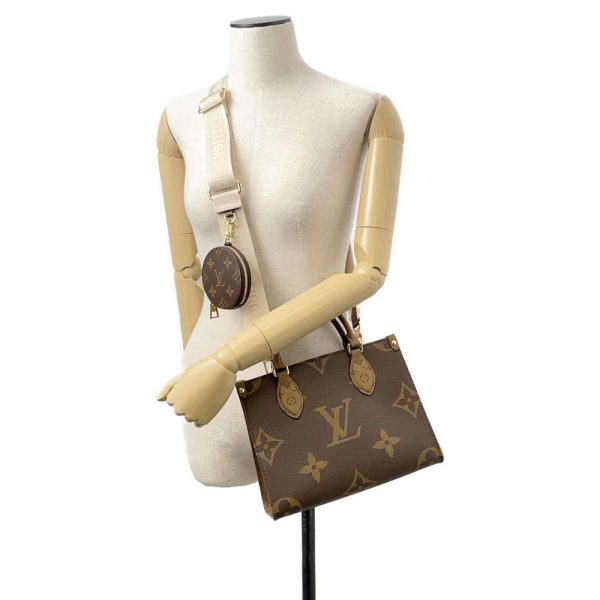 9559400 05 Louis Vuitton Monogram Reverse On the Go PM 2way Tote Bag