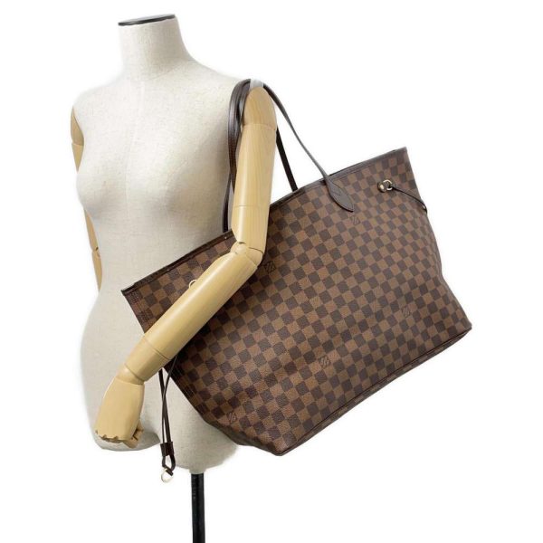 9563629 04 Louis Vuitton Damier Ebene Neverfull GM Bag