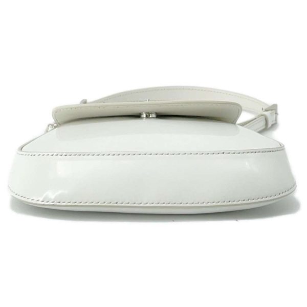 9563735 03 Prada Cleo Handbag 2way Shoulder Bag Mini Bag White