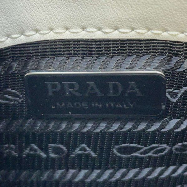 9563735 09 Prada Cleo Handbag 2way Shoulder Bag Mini Bag White