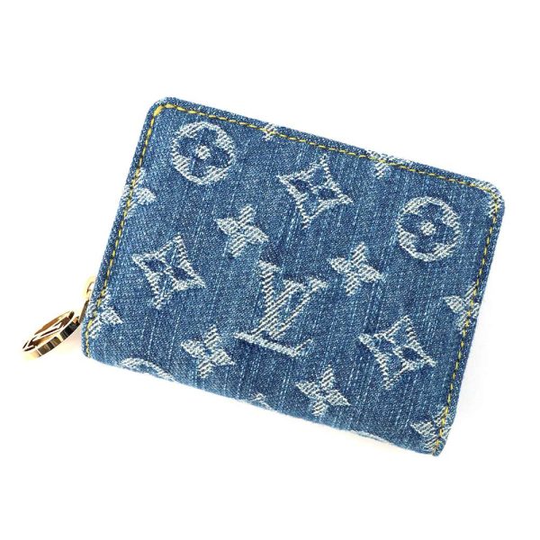 9566736 01 Louis Vuitton Wallet Denim Remi Portefeuille Blue