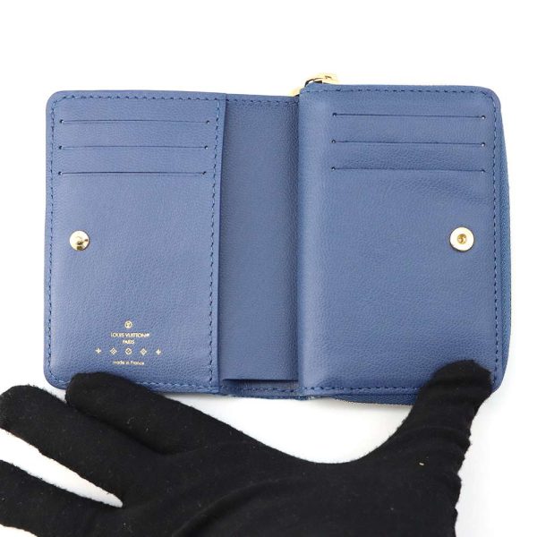 9566736 04 Louis Vuitton Wallet Denim Remi Portefeuille Blue