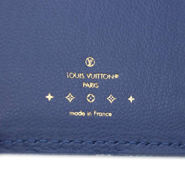 9566736 07 Louis Vuitton Wallet Denim Remi Portefeuille Blue