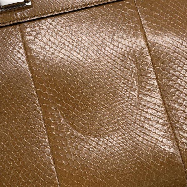 9567467 10 Gucci Zumi Top Handle Python 2way Handbag