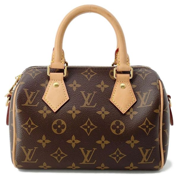 9571983 01 Louis Vuitton Speedy Bandouliere 20 Handbag Monogram Brown