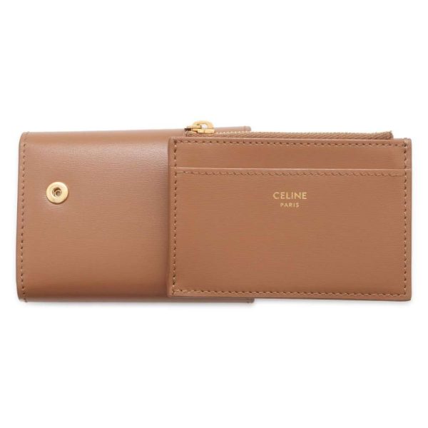 9572058 03 Celine tri fwallet Triomphe wallet coin case