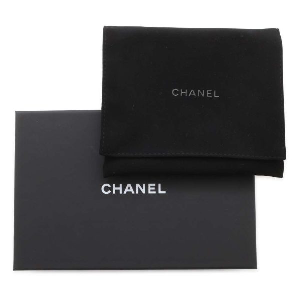 9572775 08 CHANEL Matelasse CocoMark Lambskin Folding Quilted Wallet