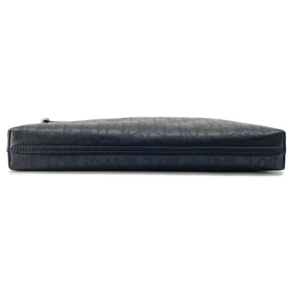 9574199 03 Christian Dior Oblique Galaxy Trotter Clutch Bag Black