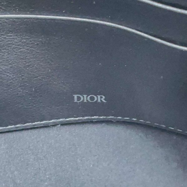 9574199 13 Christian Dior Oblique Galaxy Trotter Clutch Bag Black