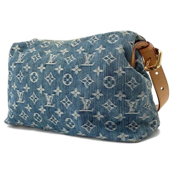 9574922 02 Louis Vuitton Baggy PM Shoulder Bag Monogram Denim Brown