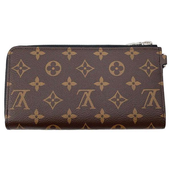 9581111 03 Louis Vuitton long wallet Macassar Zippy Dragonne Black