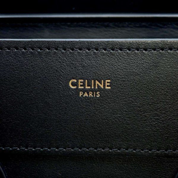 9581197 14 Celine Luggage Shopper Micro Handbag Black