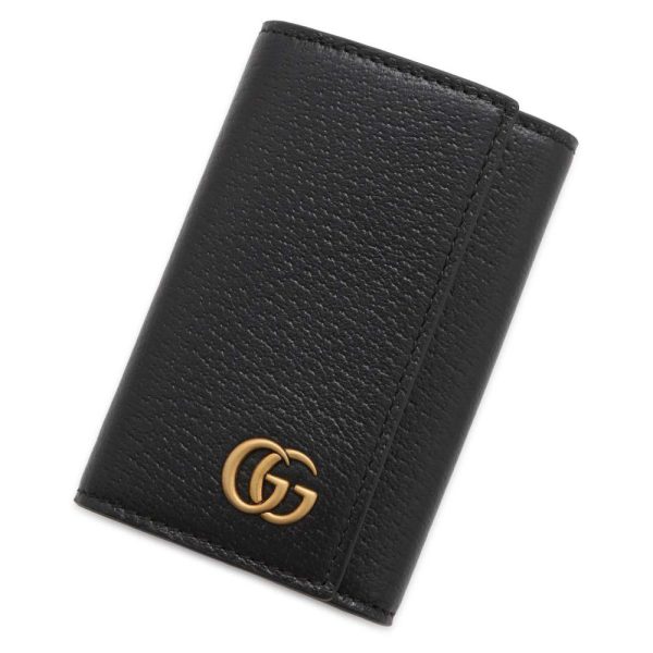 9581944 01 Gucci GG Marmont Key Case Black