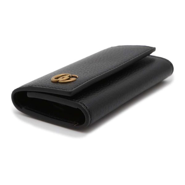 9581944 02 Gucci GG Marmont Key Case Black