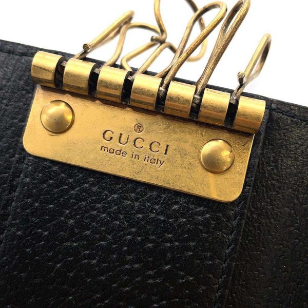 9581944 09 Gucci GG Marmont Key Case Black