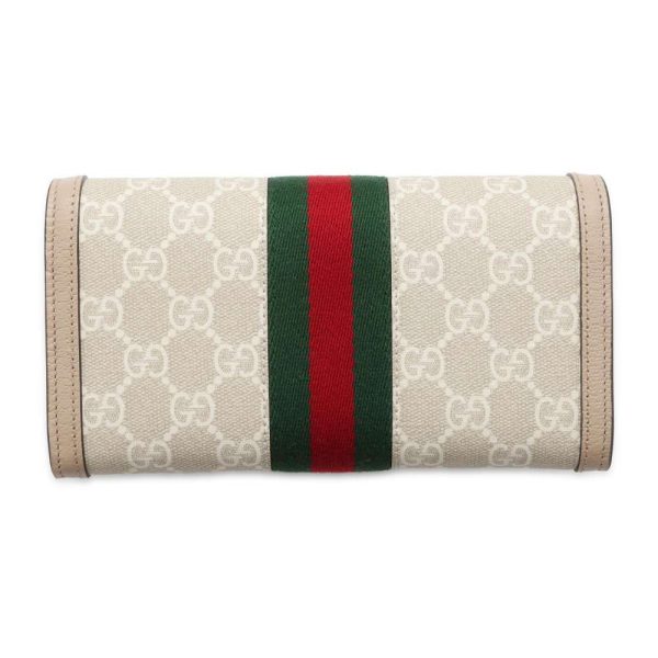 9584822 03 Gucci GG Supreme Ophidia Continental Wallet Bifold