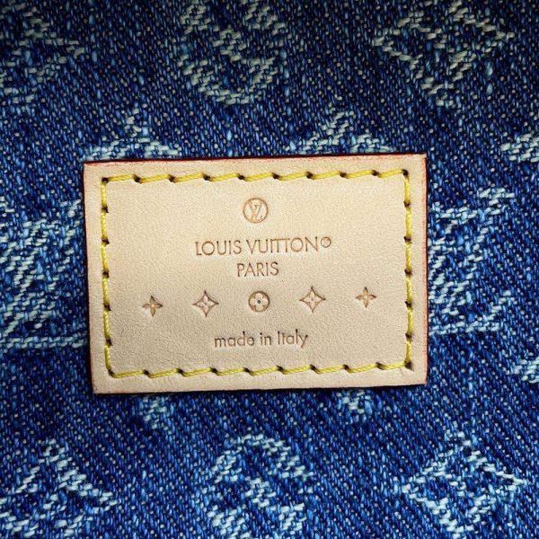 9590038 08 Louis Vuitton High Rise Body Bag Monogram Denim Blue