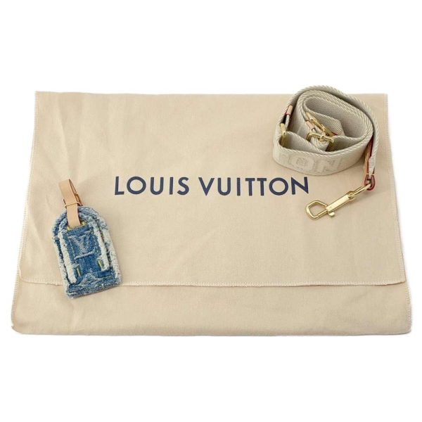 9590038 09 Louis Vuitton High Rise Body Bag Monogram Denim Blue