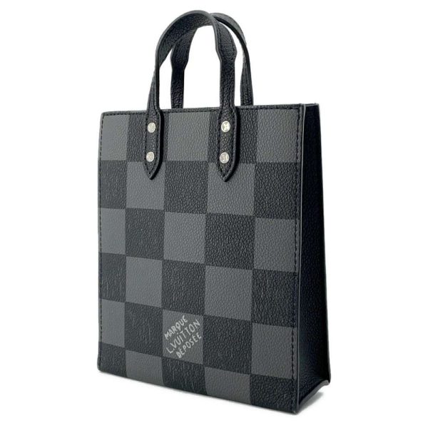 9590045 02 Louis Vuitton Handbag Damier Checkerboard Sac XS N60479 2way Shoulder Bag Black