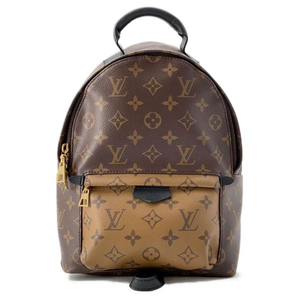 9590717 01 Louis Vuitton Palm Springs Backpack PM Monogram Reverse Black